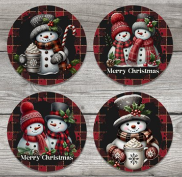 Plaid Snowmen